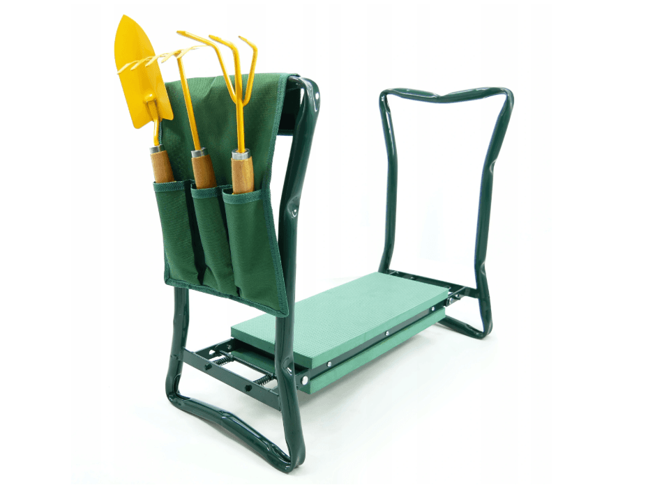 Taboret krzesło klęcznik ogrodowy ławka 3w1 - OUTLET