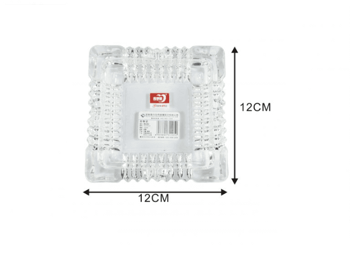Glass ashtray - medium 12 cm