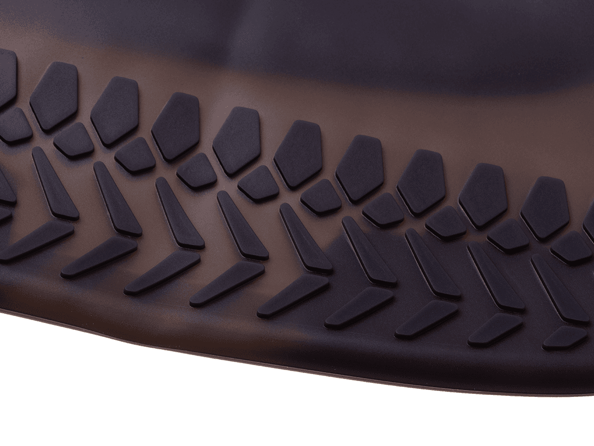 Rubber waterproof shoe covers size "35-39" - black