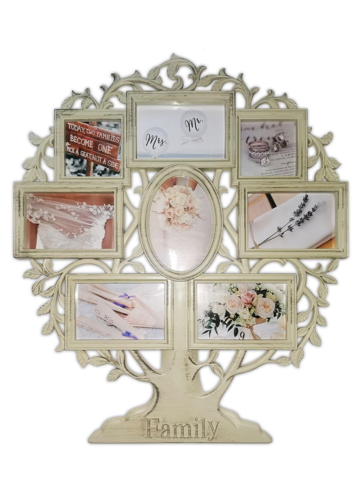 Ramka na zdjęcia w kształcie drzewa z napisem Family