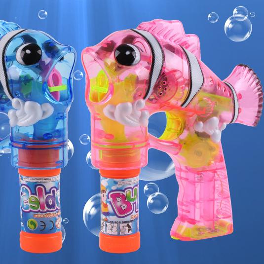 Automatic soap bubble gun - pink