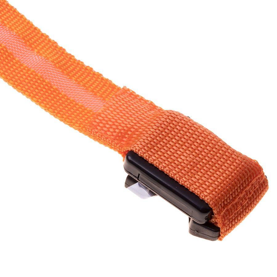 LED dog collar, size L - orange