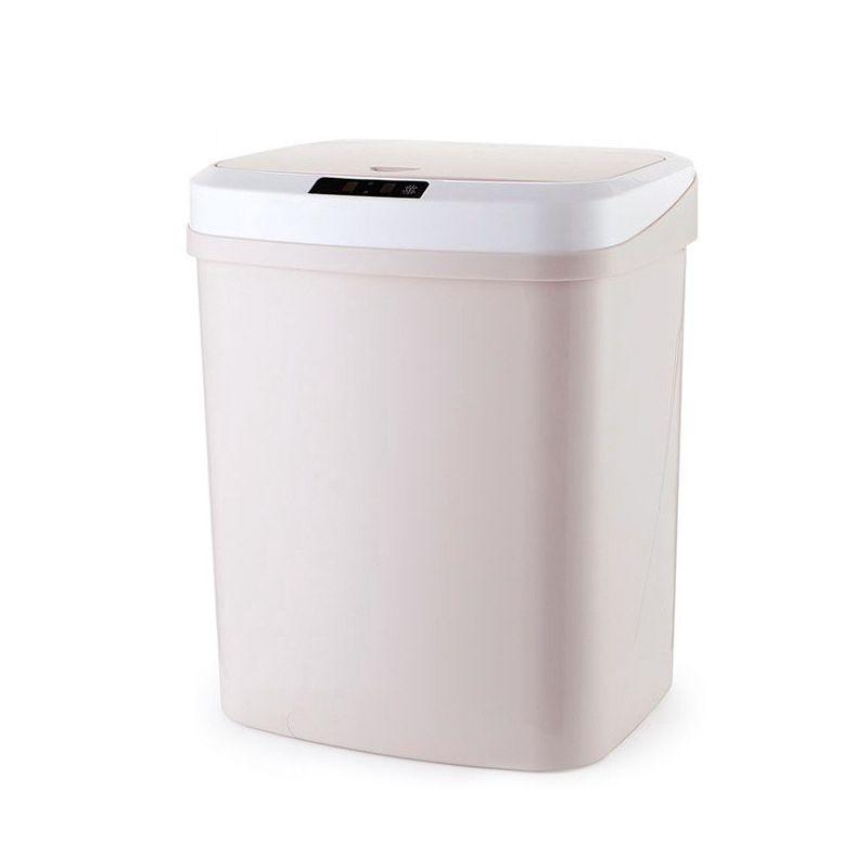 Automatic trash can with intelligent sensor 16l-khaki