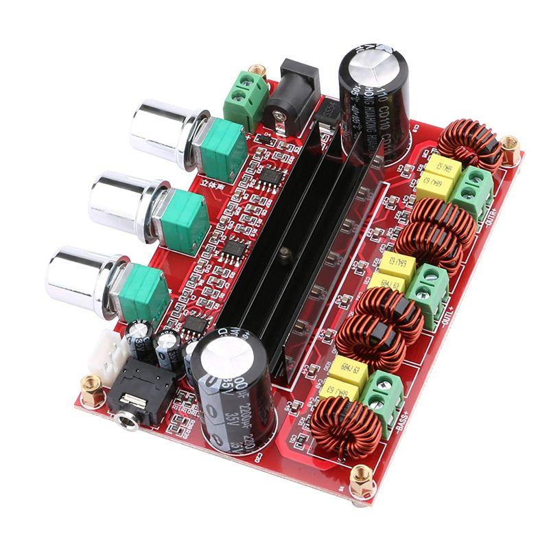 2.1 Power Amplifier 2x80W + 100W (WOOFER) TPA3116D, 12V-24V TPA3116D2, Arduino