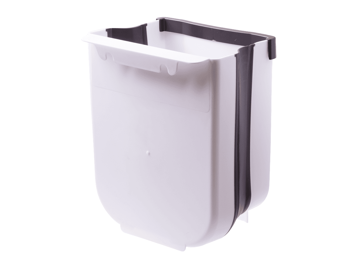 Folding dustbin - white