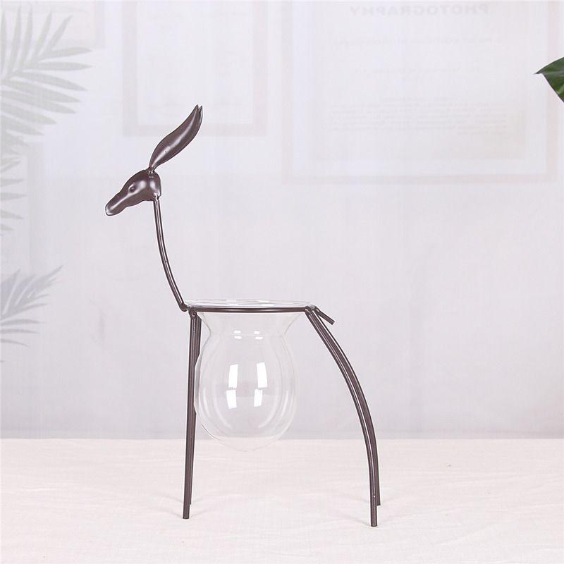 Decorative deer vase - medium