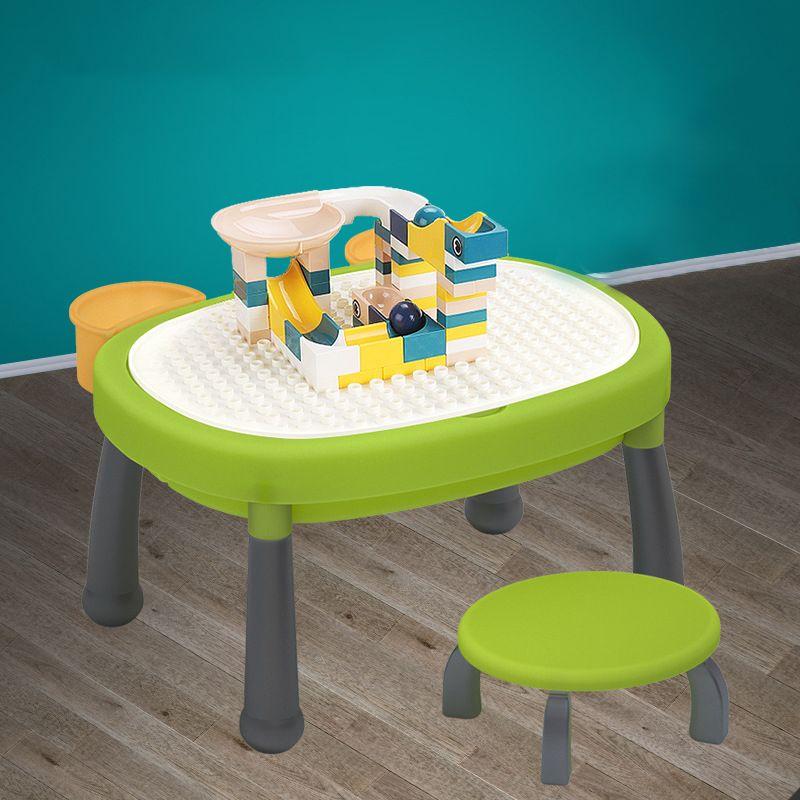 Multifunctional table for blocks with a chair +60 blocks