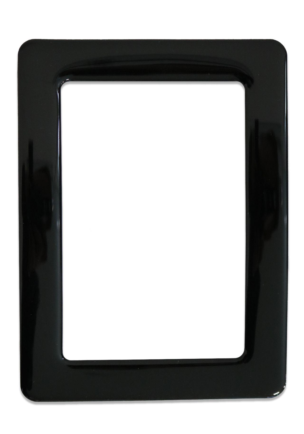 Magnetic self-adhesive frame size 13.0 × 8.1 cm - black