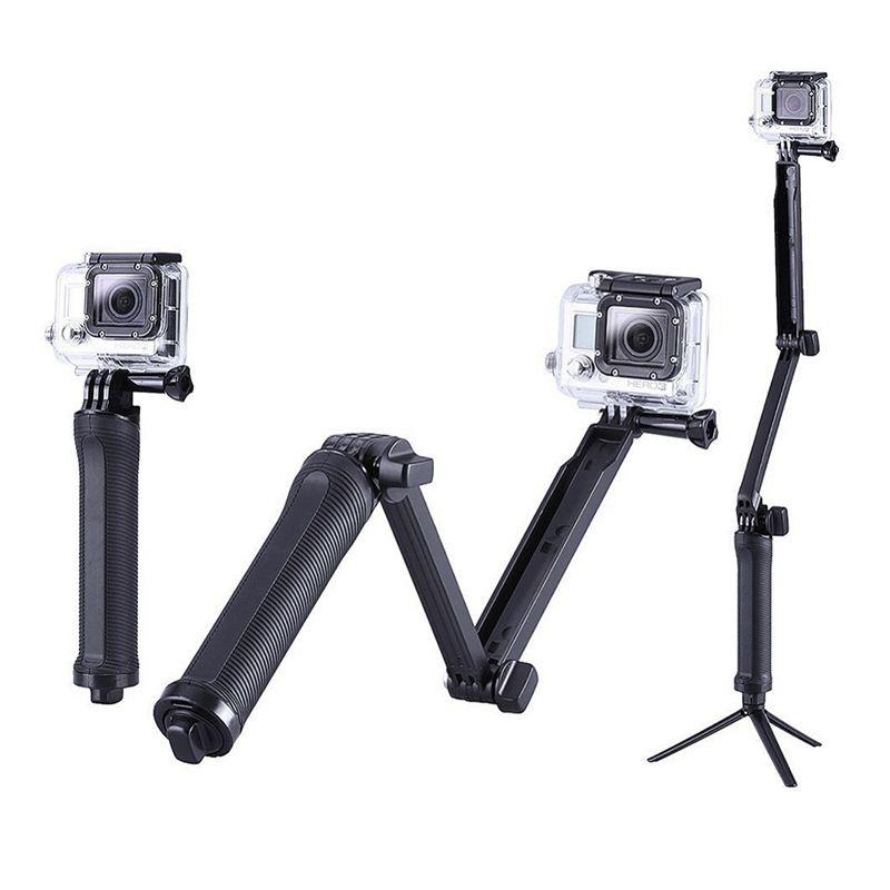 Monopod tripod for sports camera GoPro - black