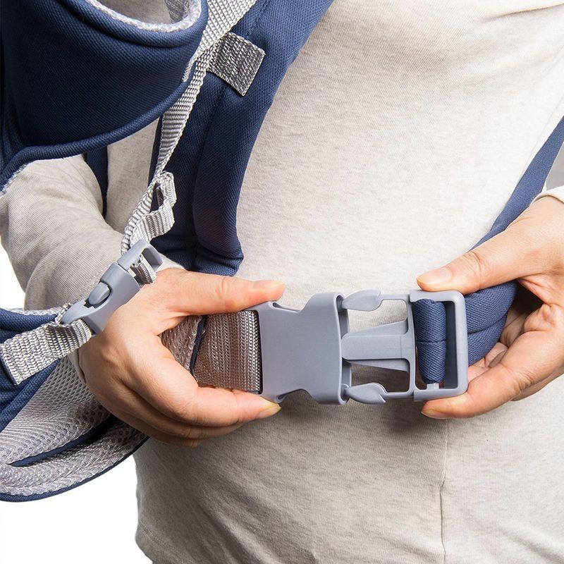 Blue baby carrier