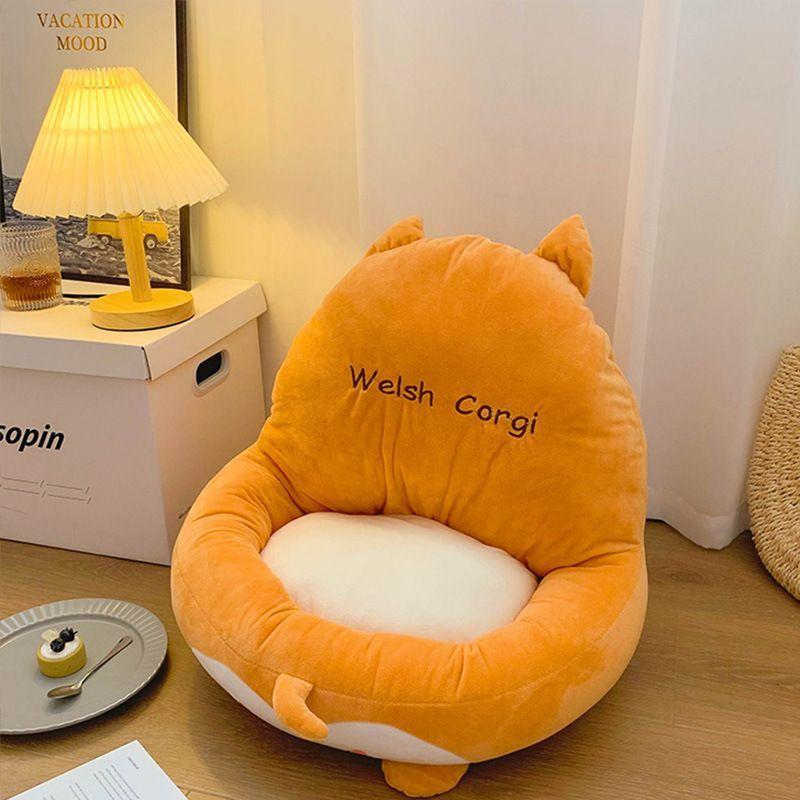 Corgi seating cushion - 46x46 cm