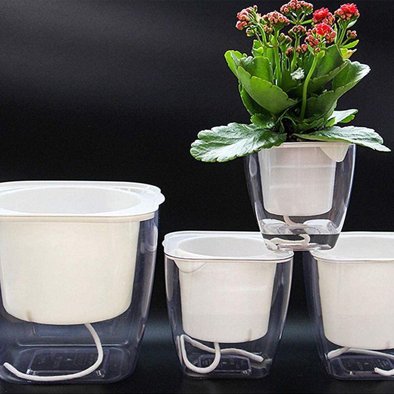 Self-watering pot for flowers and plants - small