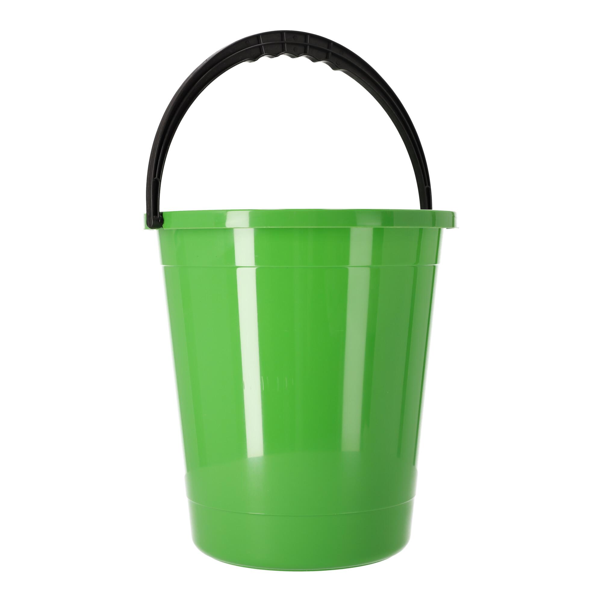 Bucket 12L, POLISH PRODUCT - green