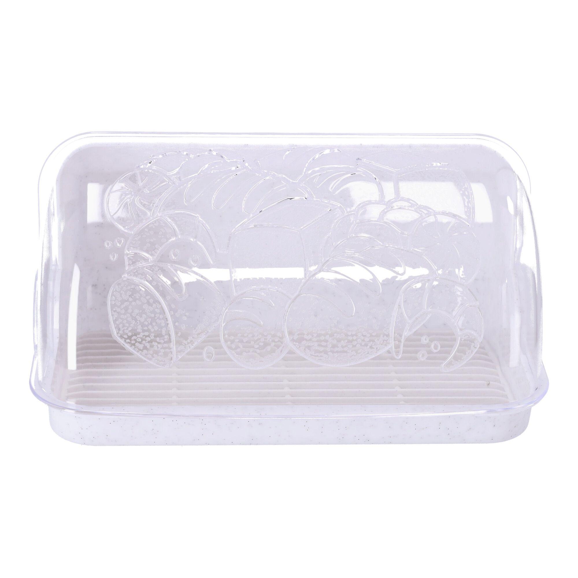 Plastic bread box, bread container, size 33x25x17 cm, POLISH PRODUCT