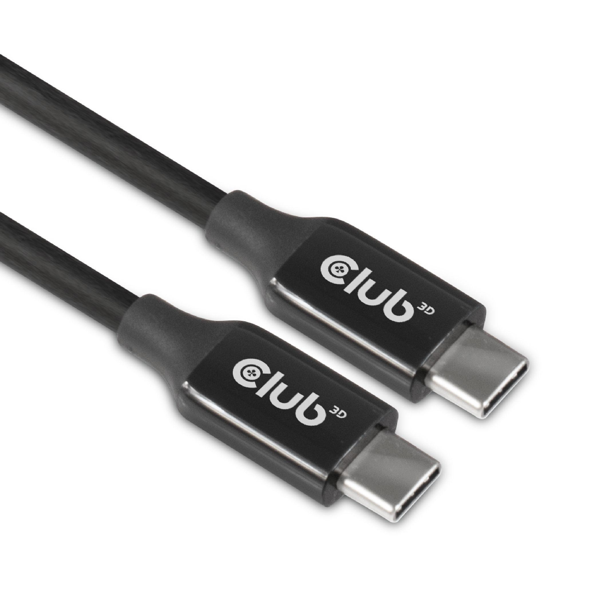 Kabel USB Club3D CAC-1535 (USB 3.2 Gen2 Type C to C Active Bi-directional Cable 8K60Hz M/M 5m)
