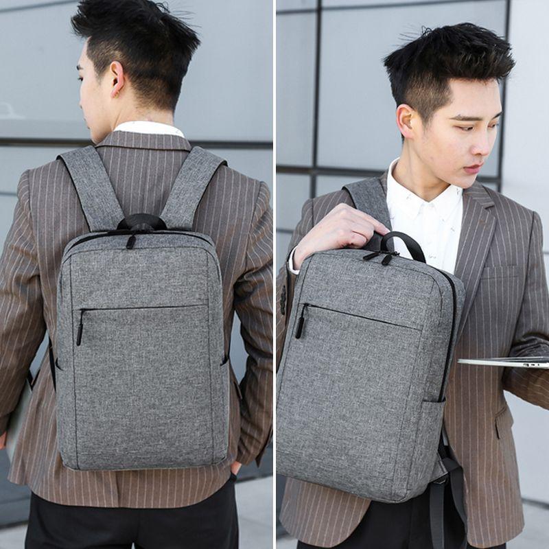 Plecak biznesowy na laptop 15,6"- szary