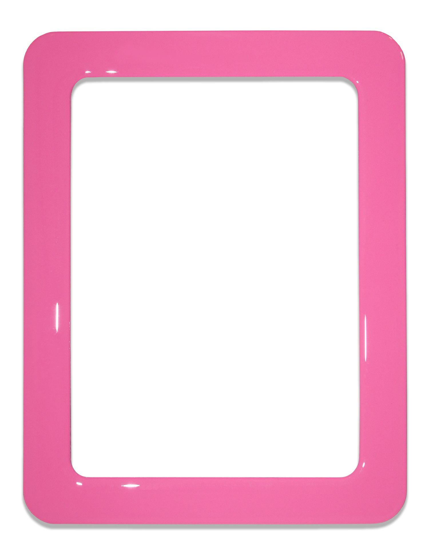 Magnetic self-adhesive frame size 16.0x11.8cm - pink