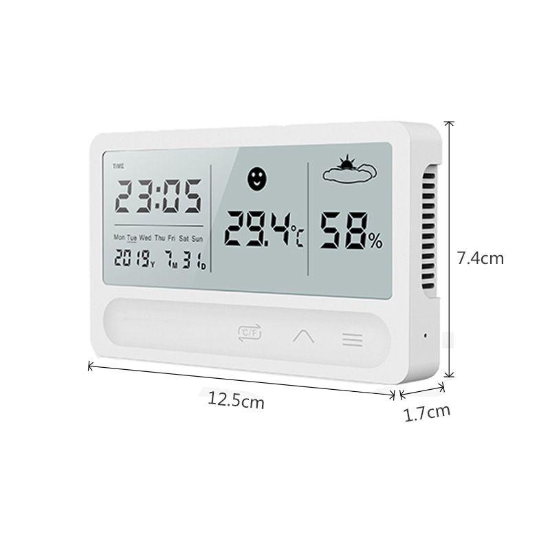 Weather station with clock