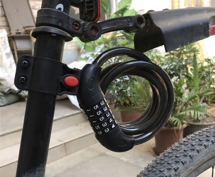 Bicycle lock bike lock, motor code