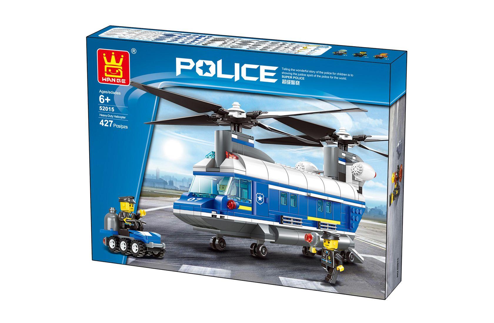 Zestaw klocków - Helikopter policyjny transportowy
