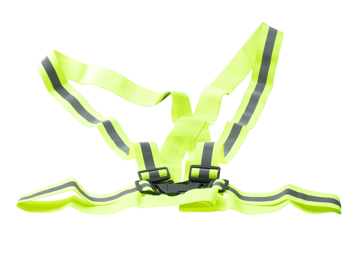 Reflective harness, vest, for bicycle, motorcycle, running