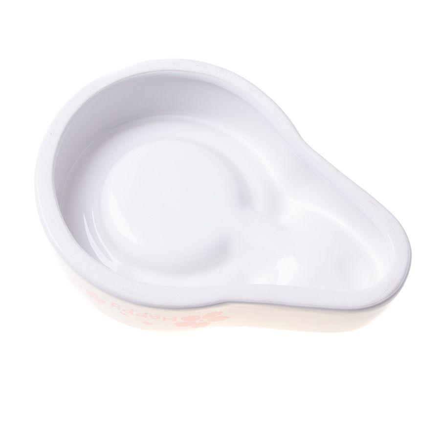 Poidełko ceramiczne dla zwierząt 230ml - białe