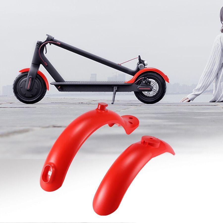 A set (rear and front wheel) of fenders for the Xiaomi M365 / PRO scooter - red