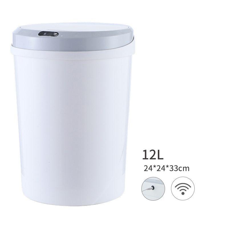 Automatic trash can with intelligent sensor 12l - white