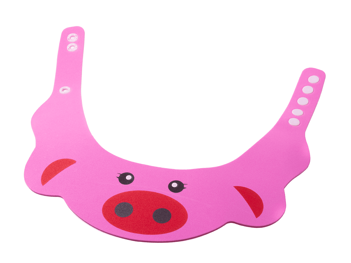 Baby shower head/ Bathing brim - pink "piggy"