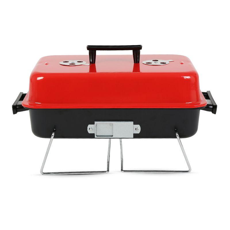 The infectious camping grill - red