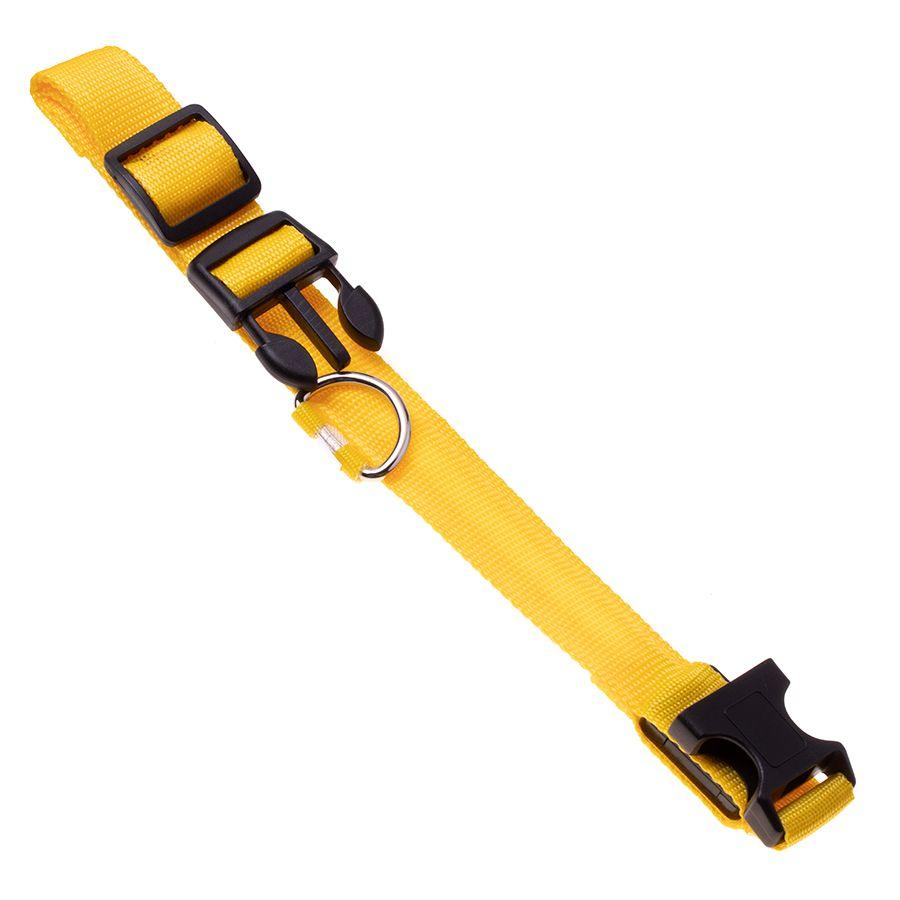 LED dog collar, size XL - yellow