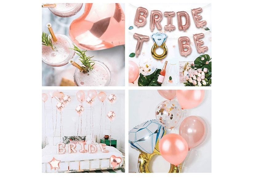 A set of balloons for a bachelorette party