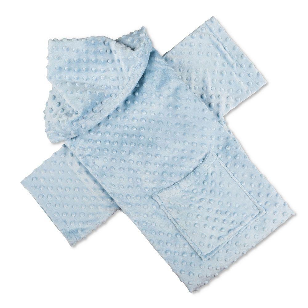 Baby Wrap - Blanket with sleeves - Blue