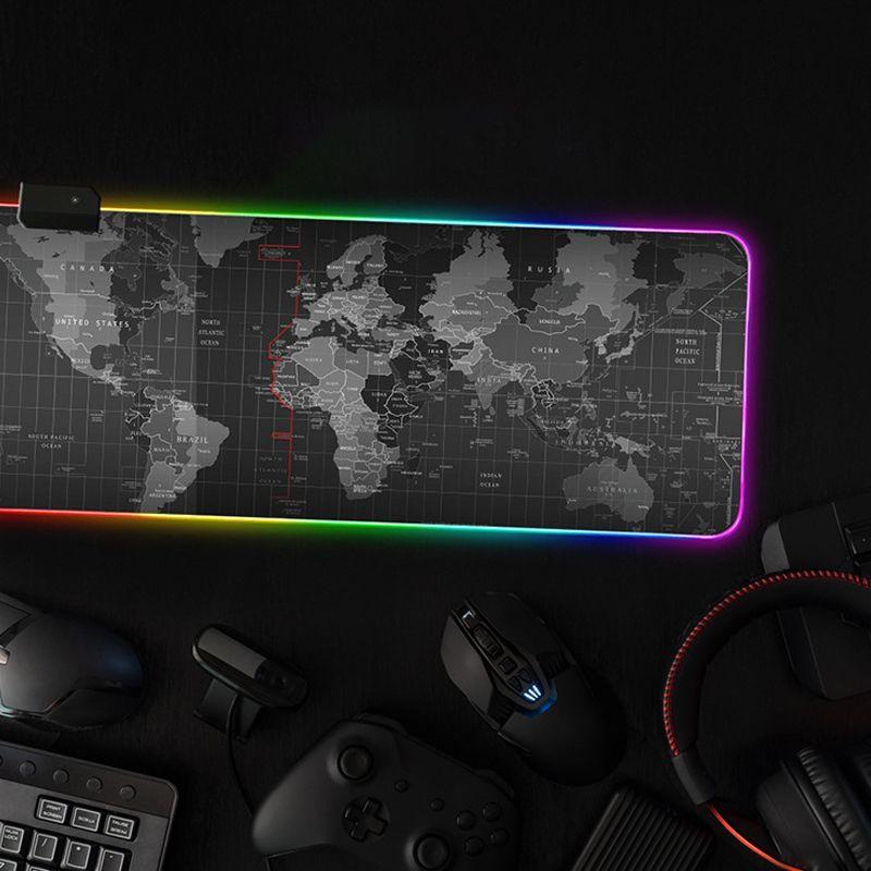 Gaming mouse pad RGB LED