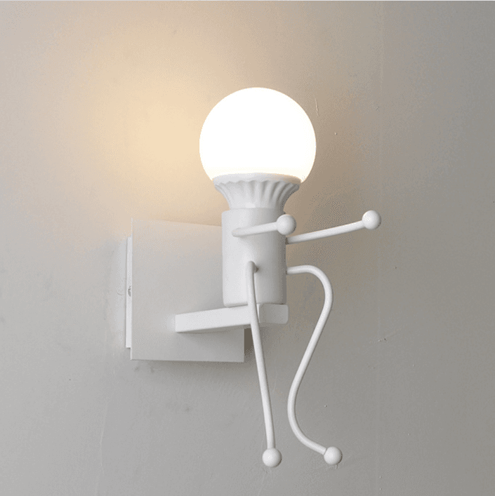 Lampa ścienna / Kinkiet Loft pojedyńczy - biała, typ VIII
