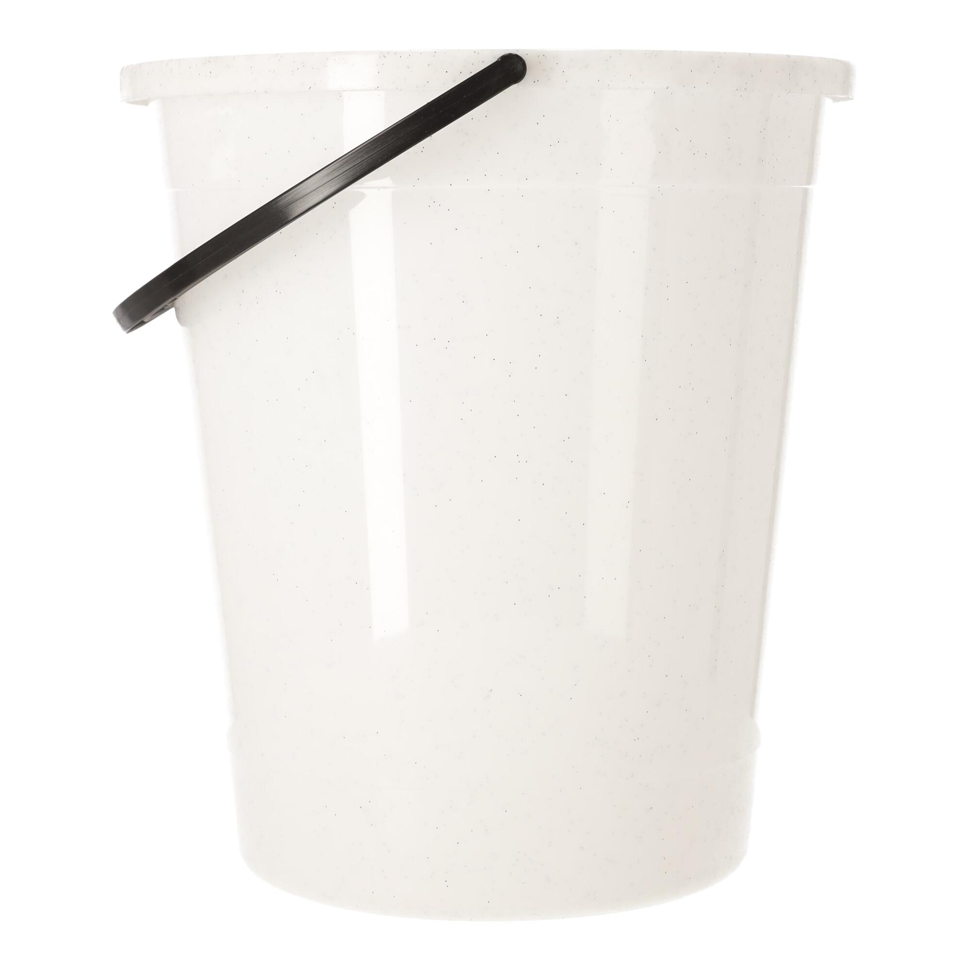 Bucket 15L, POLISH PRODUCT - white