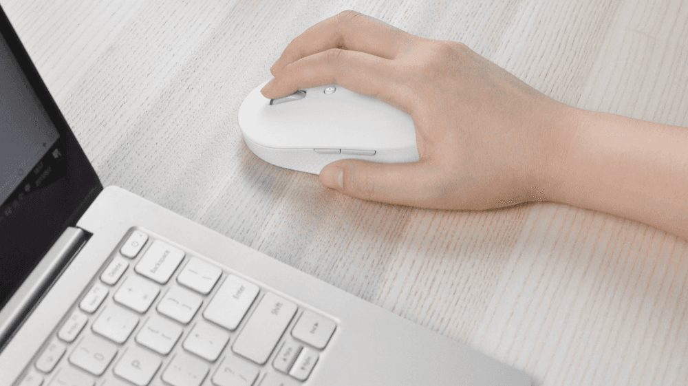Bezprzewodowa myszka Xiaomi Mi Dual Mode Wireless Mouse Silent Edition - biała
