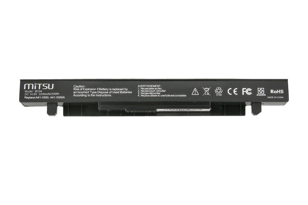 Bateria do laptopa MITSU BC/AS-X550 (33 Wh; do laptopów Asus)