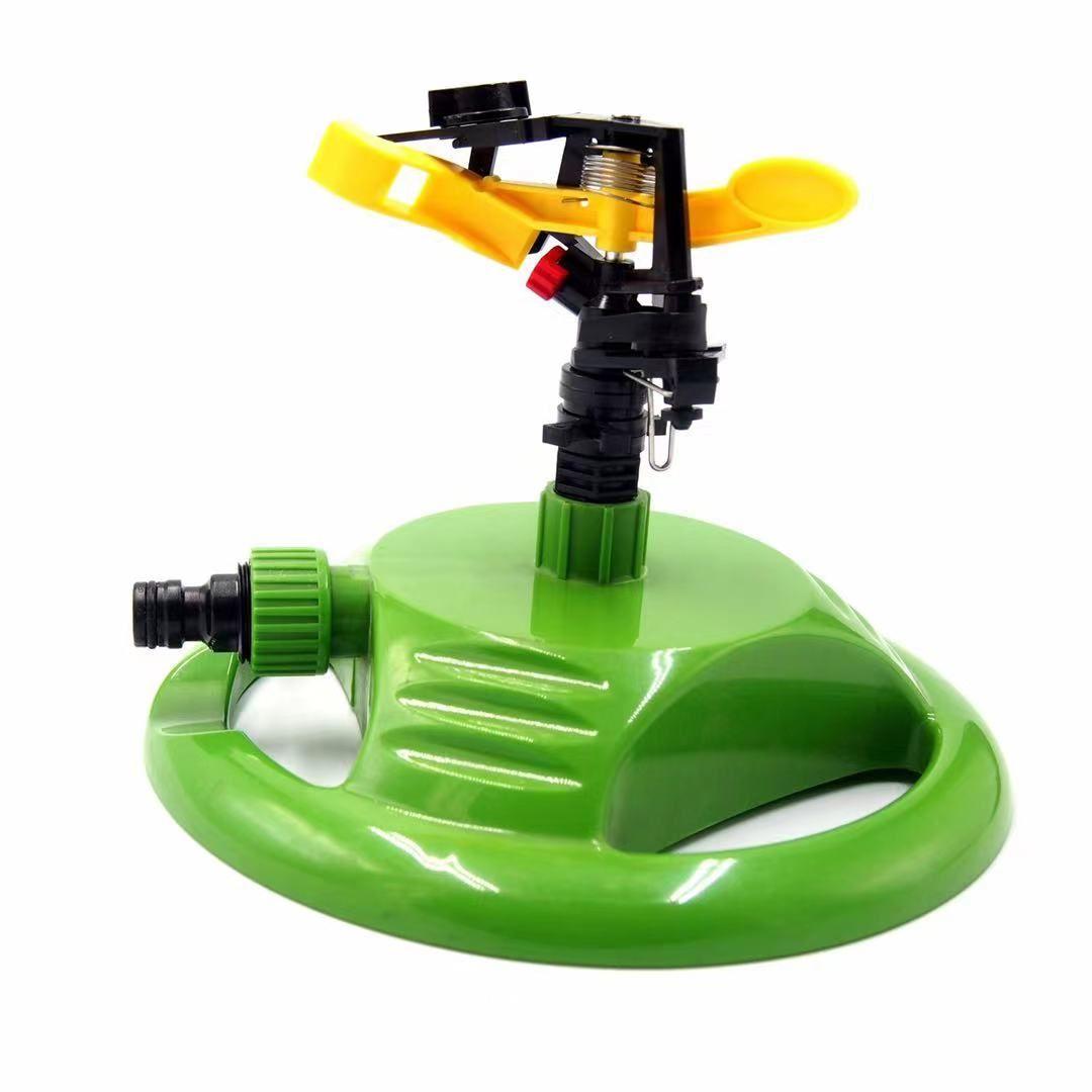 Rotary sprinkler on a pulsating base - yellow