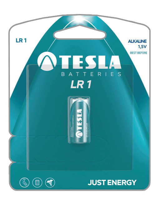Mercury Free Alkaline Manganese Battery, LR1 / Non-Rechargeable 1 pcs