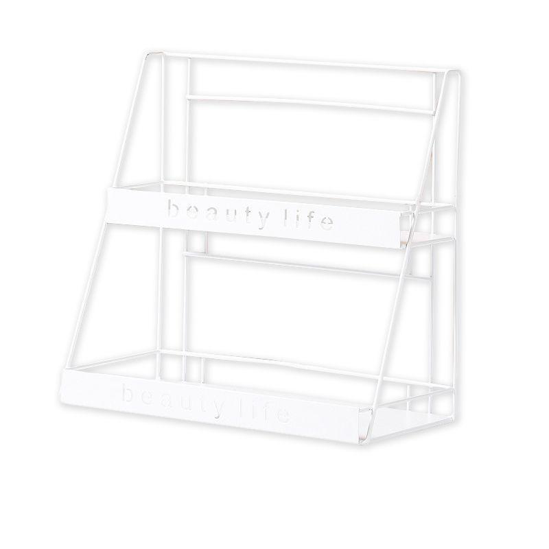 BEAUTY LIFE two-level shelf for cosmetics - white