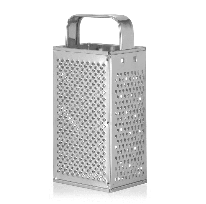 Square kitchen grater, height 15.5 cm