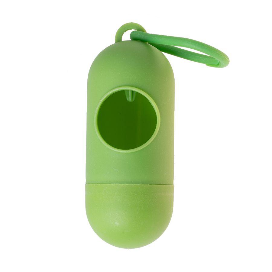 Container for pouches for dog droppings - light green