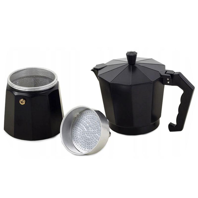 Kawiarka do kawy – czarna, 150ml, 3 filiżanki, gaz