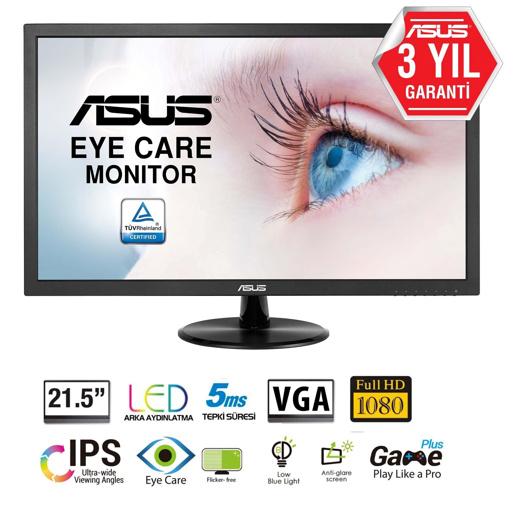 Monitor Asus VP228DE (21,5"; TN; FullHD 1920x1080; VGA; czarny)