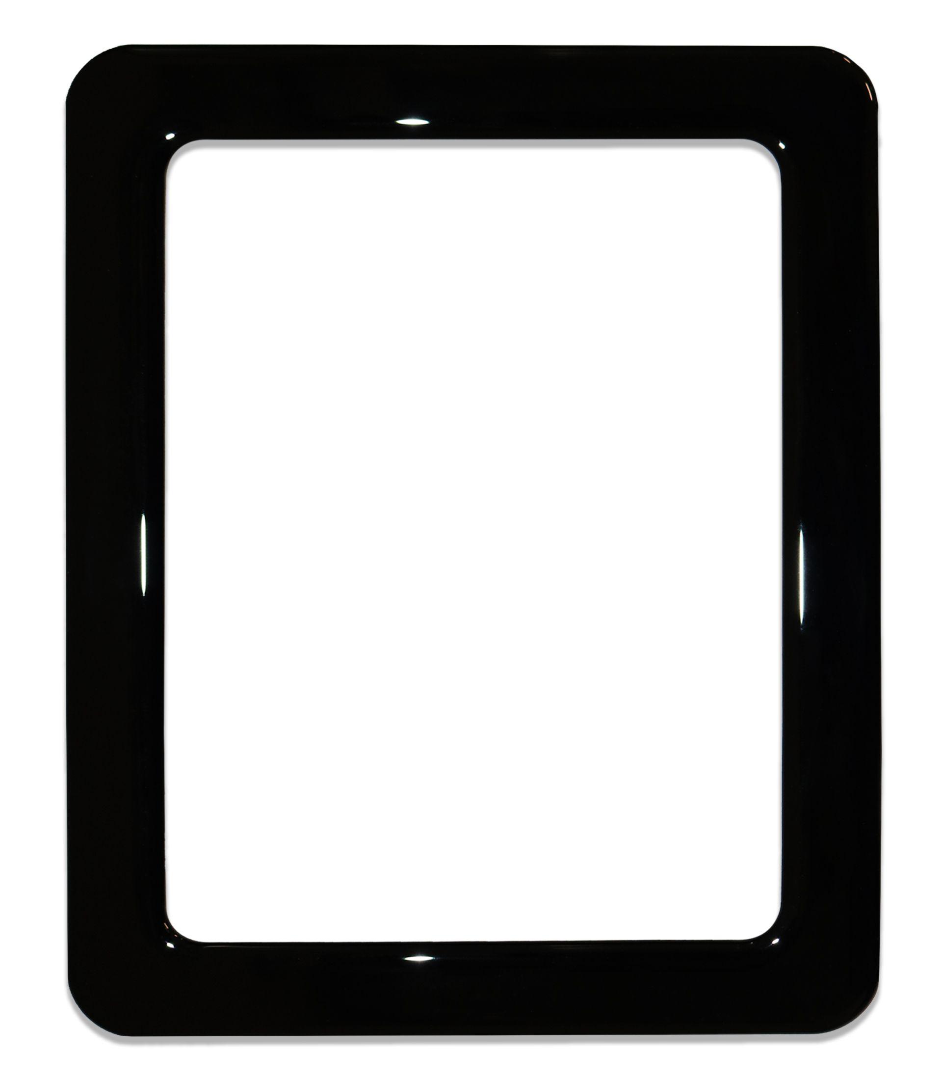 Magnetic self-adhesive frame size 19.0 x 23.8 cm - black