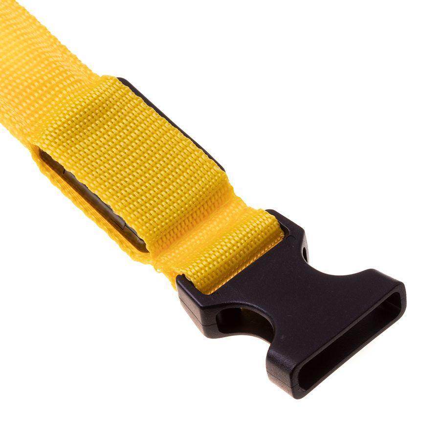 LED dog collar, size XL - yellow