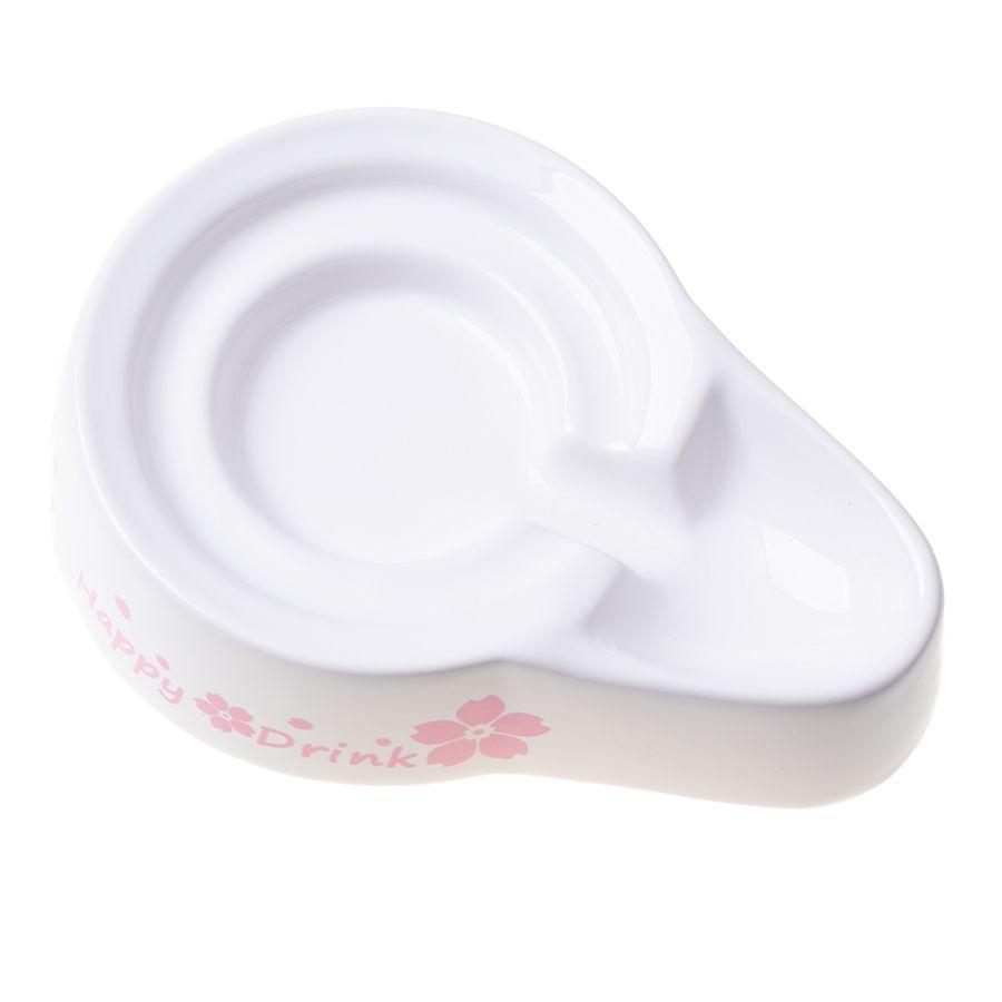 Poidełko ceramiczne dla zwierząt 230ml - białe