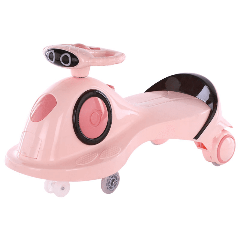Interactive baby ride with colorful LEDs