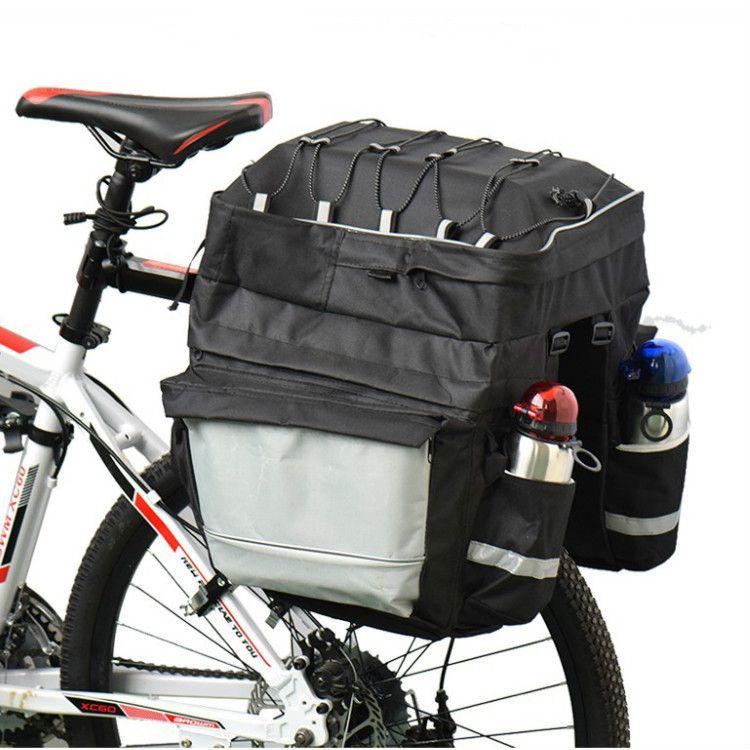 Thick bicycle bag for the luggage rack